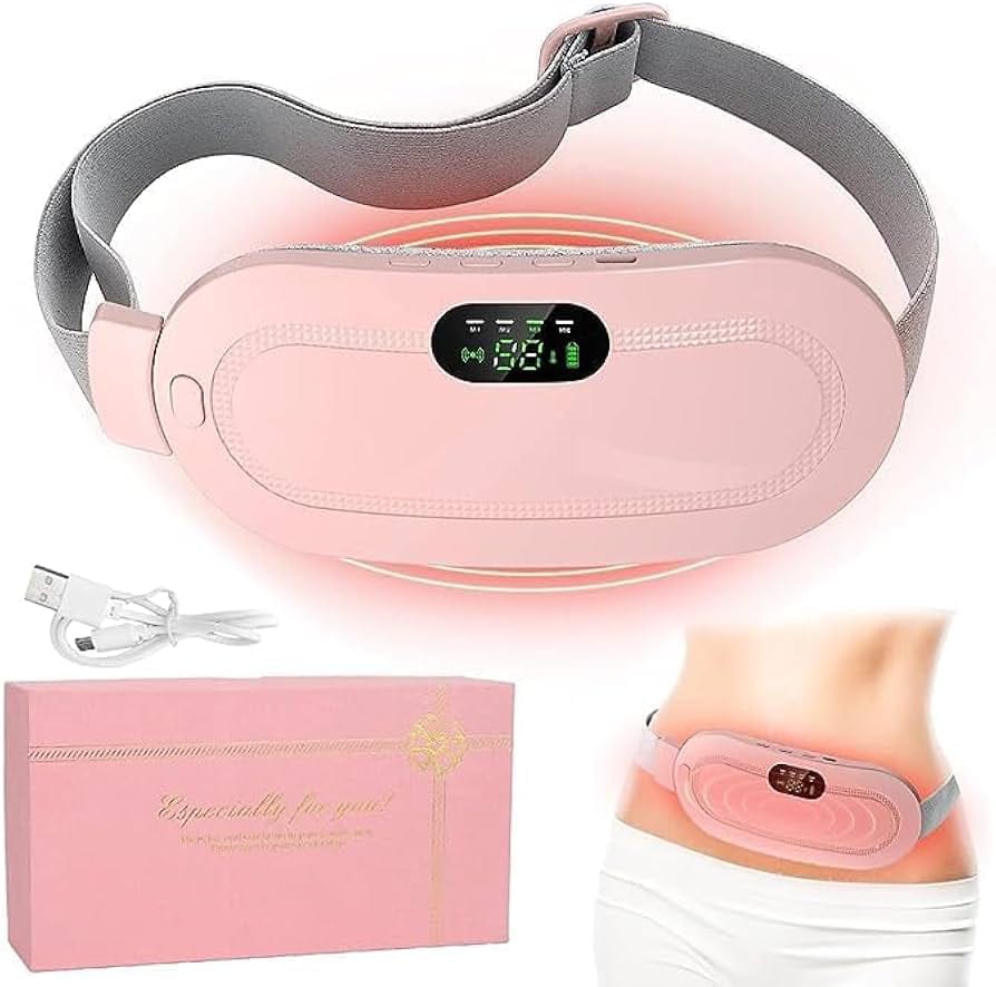 Smart Period Relief Belt | Rechargeable Heat & Massage Therapy