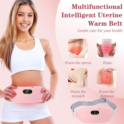 Smart Period Relief Belt | Rechargeable Heat & Massage Therapy