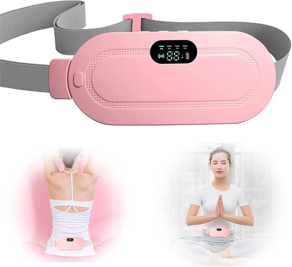 Smart Period Relief Belt | Rechargeable Heat & Massage Therapy