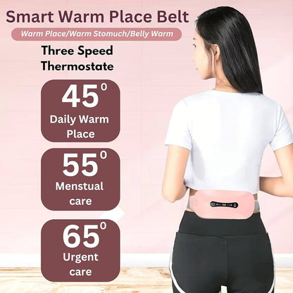 Smart Period Relief Belt | Rechargeable Heat & Massage Therapy