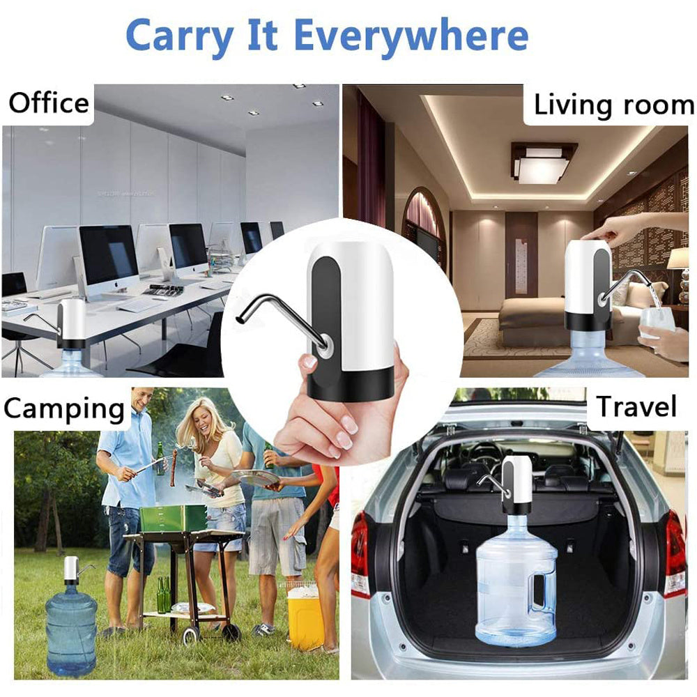Portable water dispenser pump