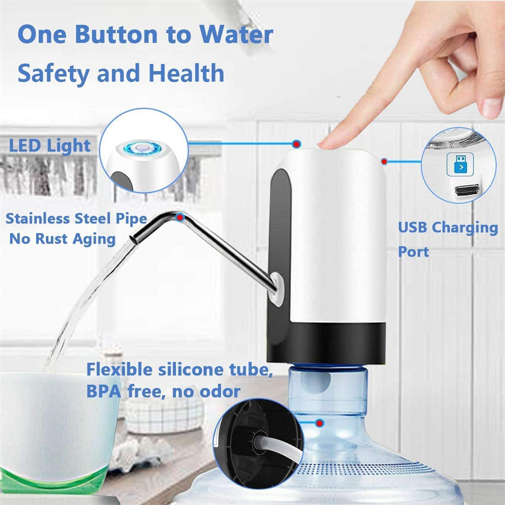 Portable water dispenser pump
