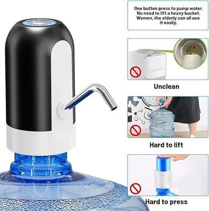 Portable water dispenser pump