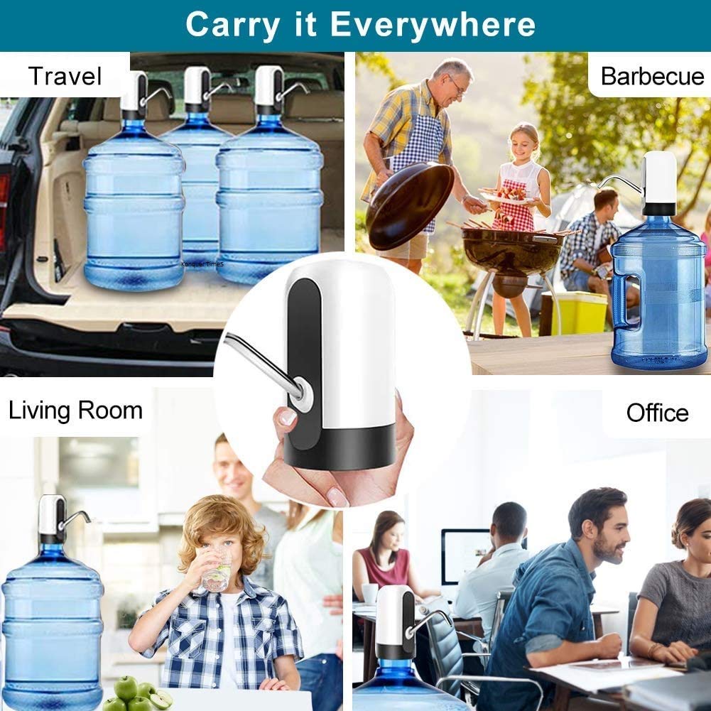 Portable water dispenser pump